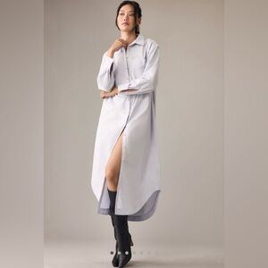 Anthropologie the Soren Long-Sleeve Shirt Dress by Maeve